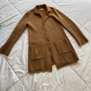 Beautiful Tan J-Crew Cardigan